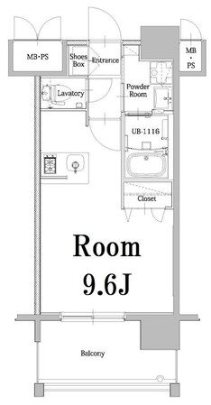 エンクレスト千早の物件間取画像